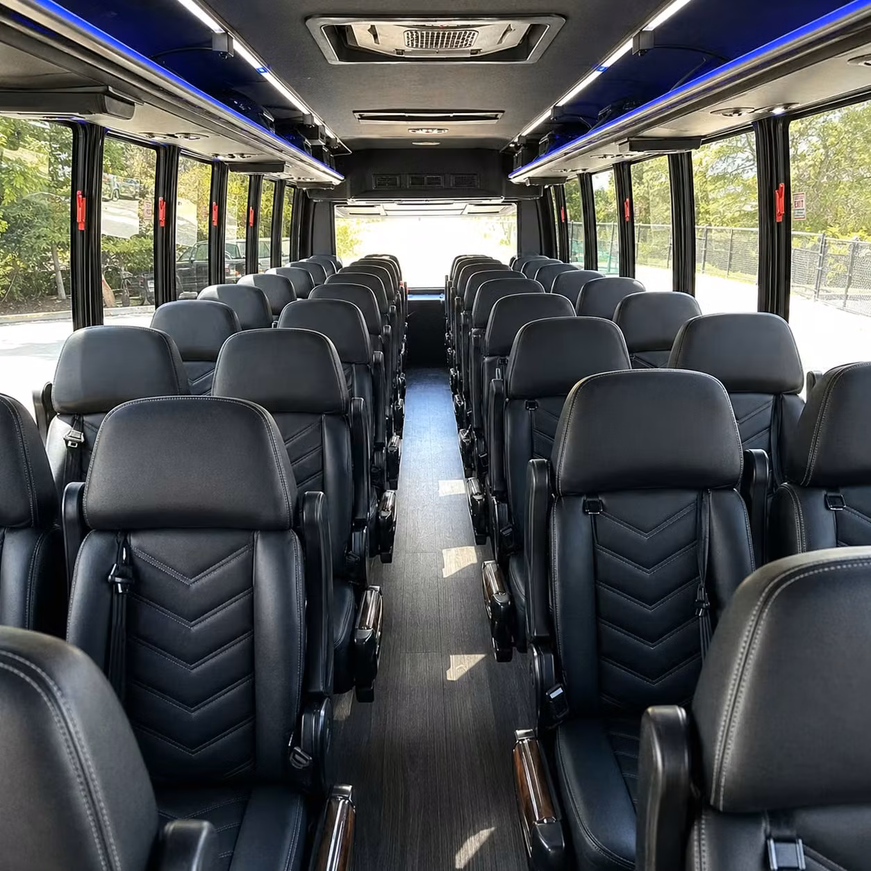 25 passenger minibus inside