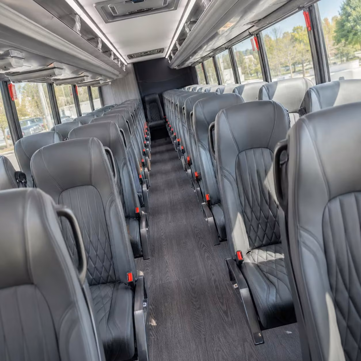 25 passenger minibus interior