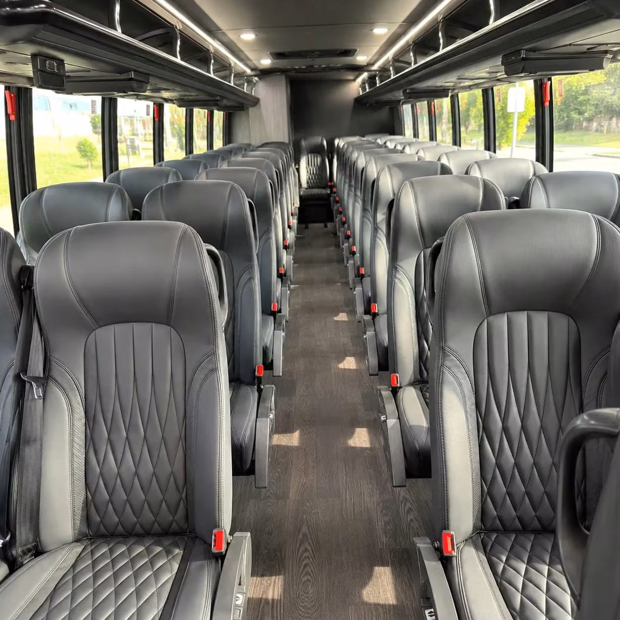 30 passenger minibus inside