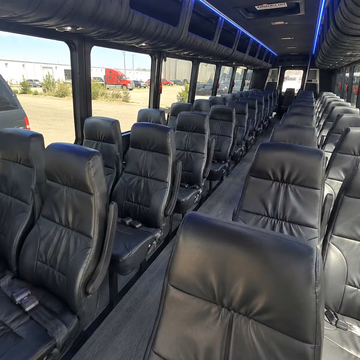 30 passenger minibus interior