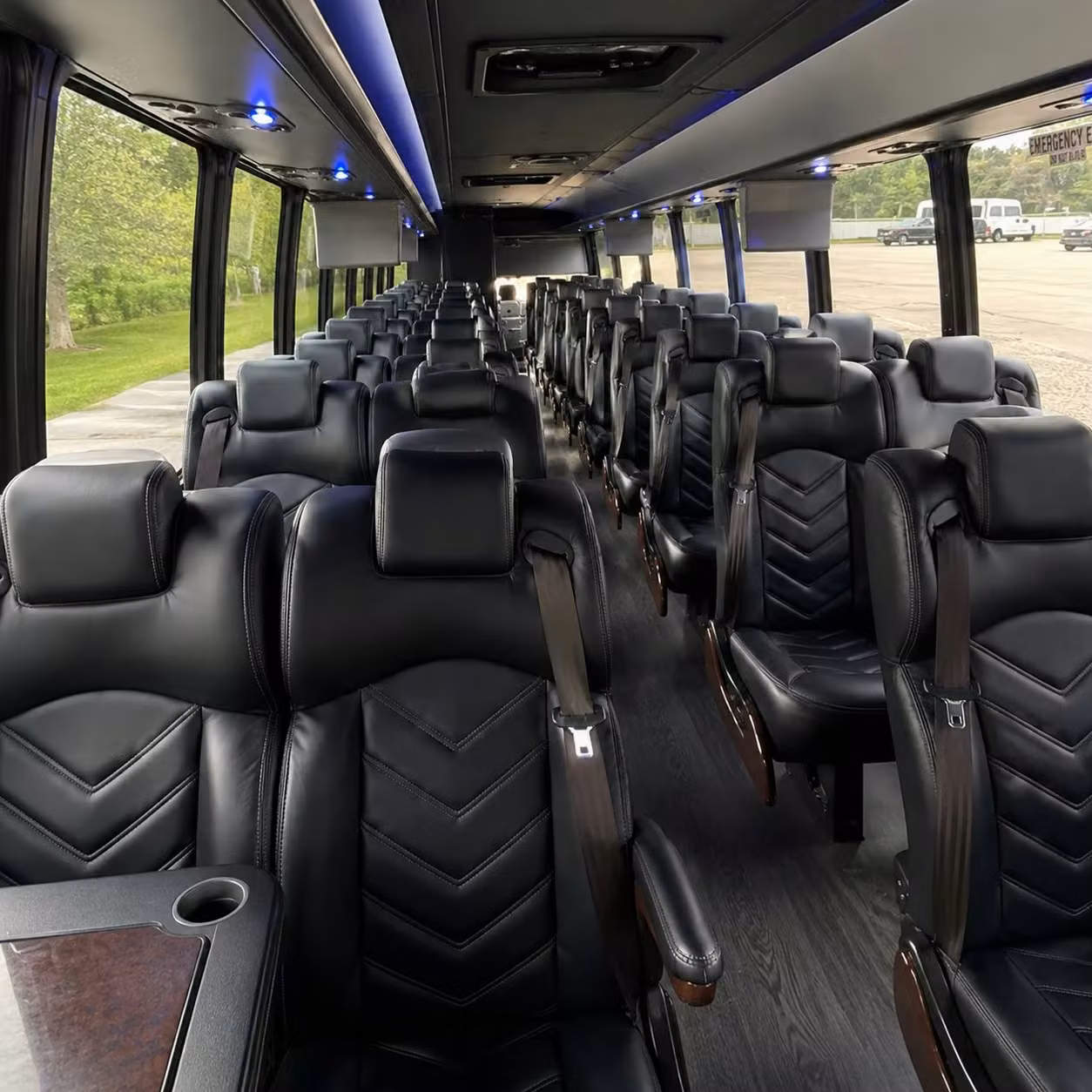 35 passenger minibus inside