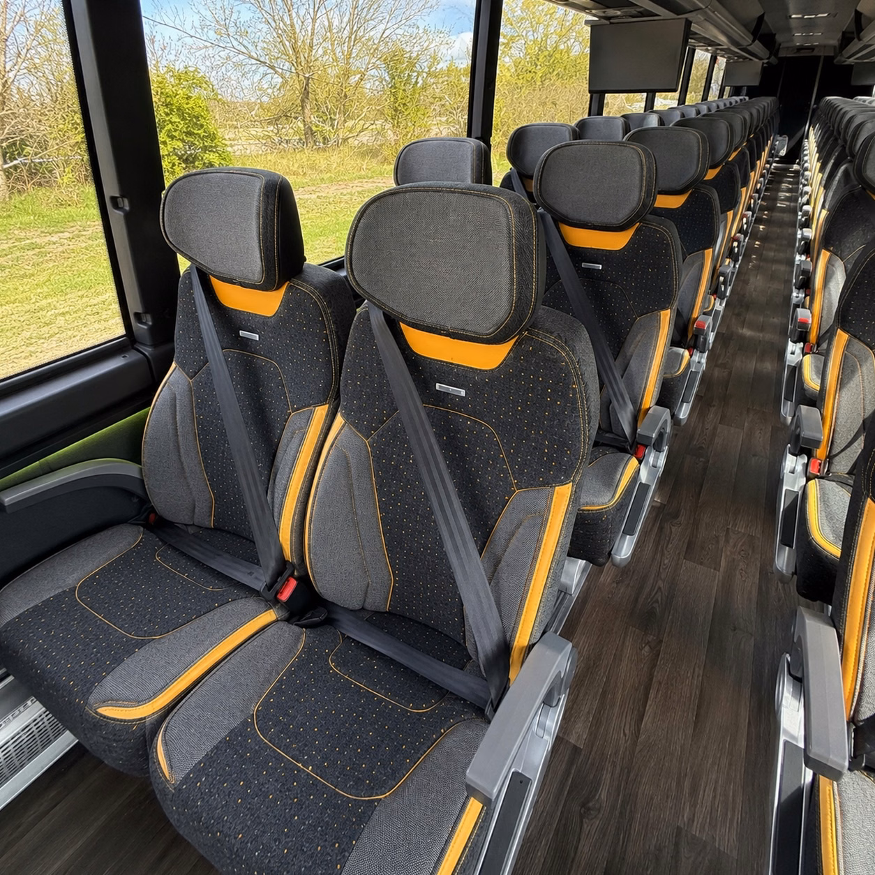 el cajon charter bus rental inside