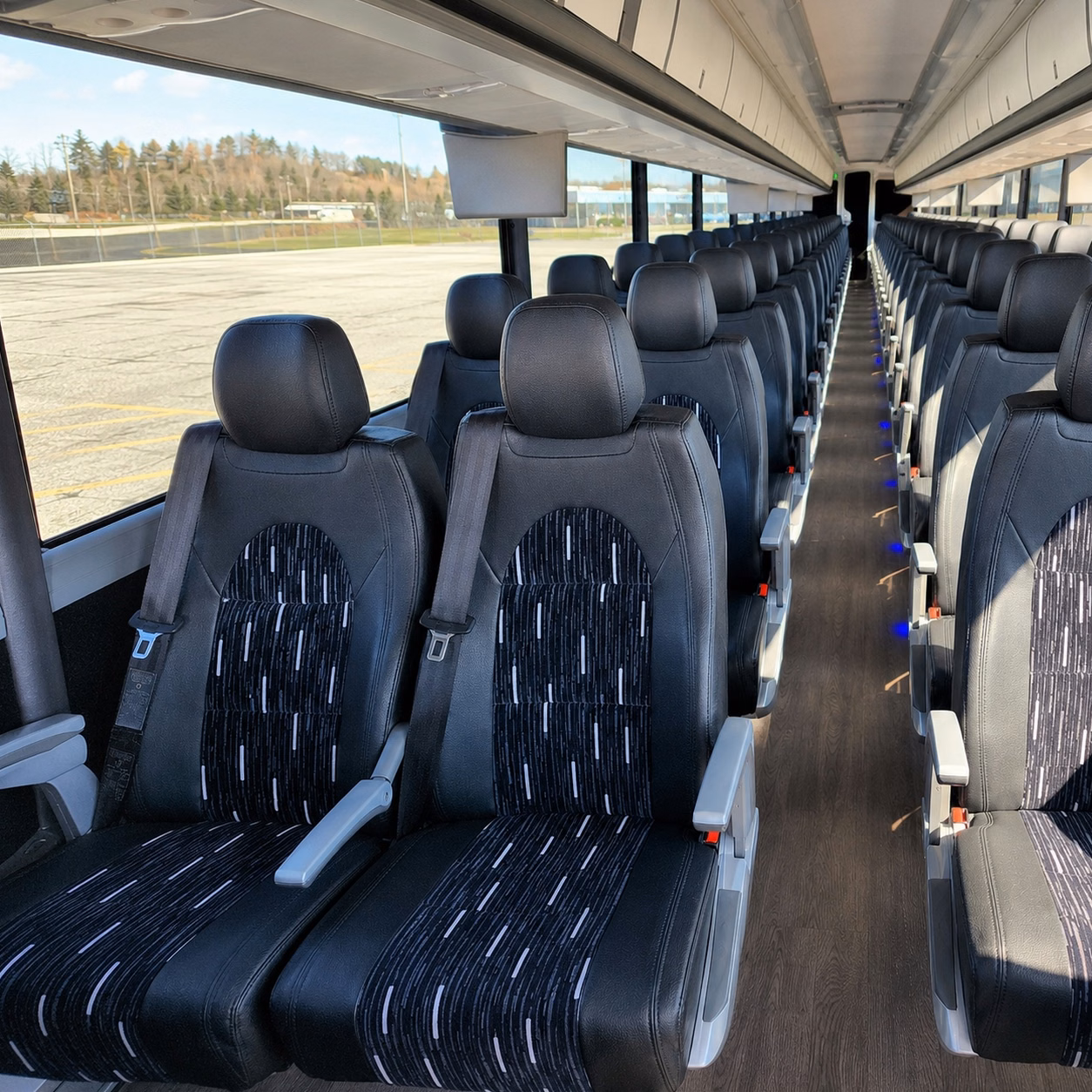 el cajon charter bus rental interior
