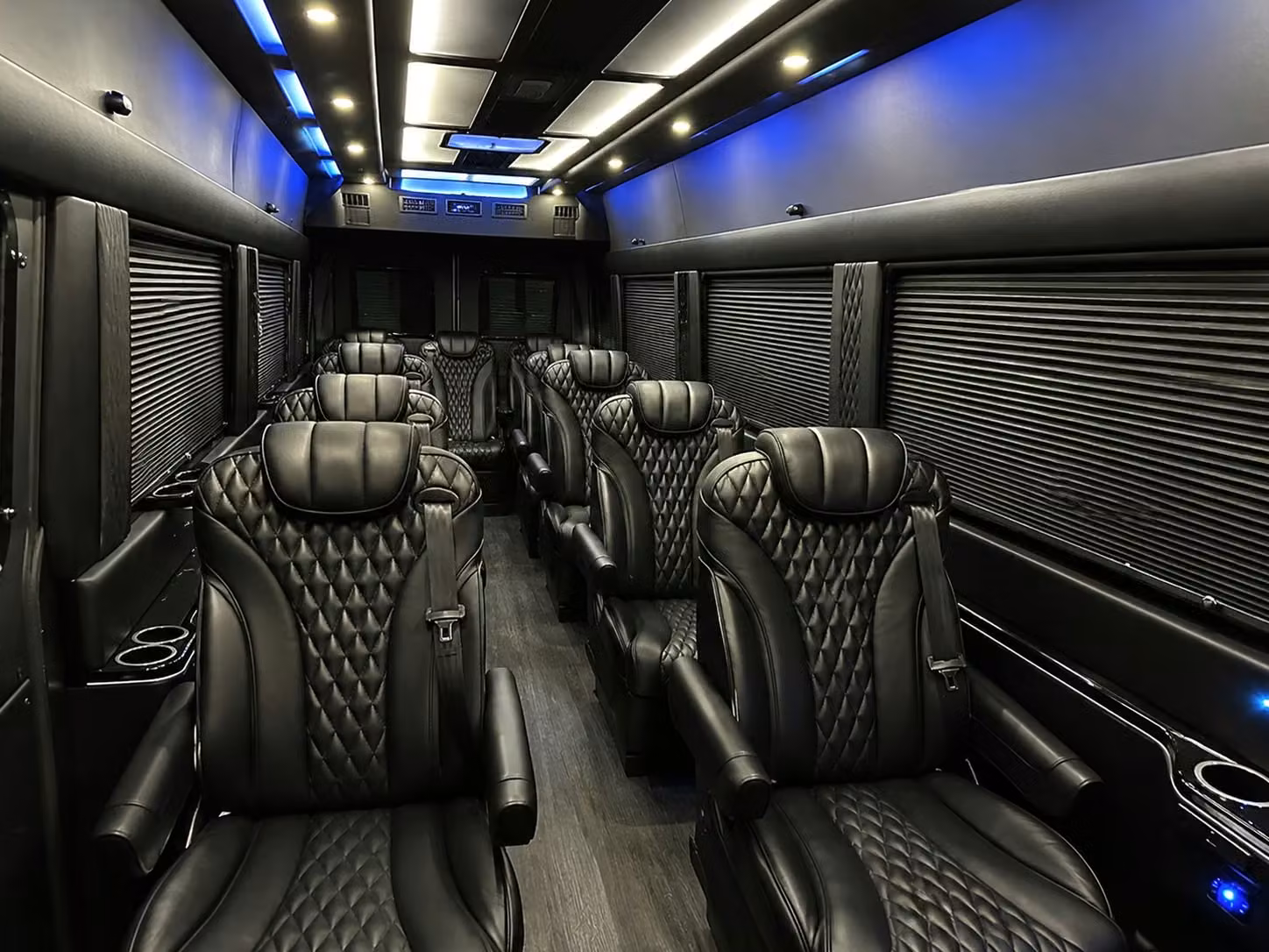 sprinter van with driver inside